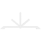 Ekena Millwork Vanguard Architectural Grade PVC Gable Bracket, 96"W x 40"H x 2"D x 4"F, 10/12 Pitch GBP096X40X0204VAN00 - alternate 4